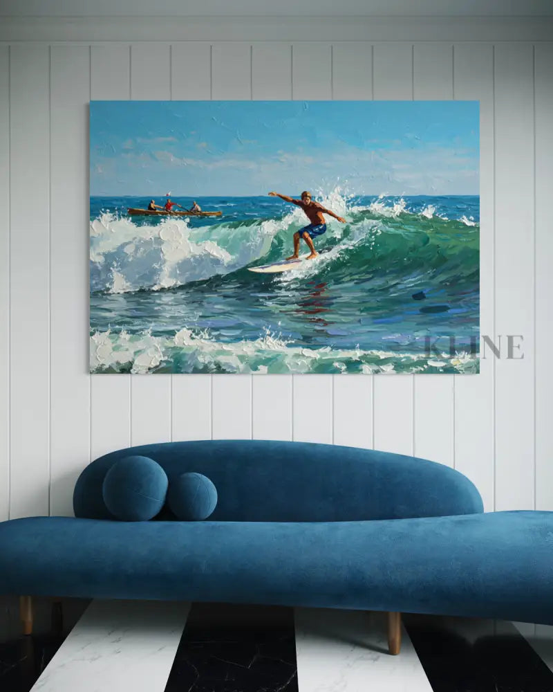 The Summer Current - Hand Painting