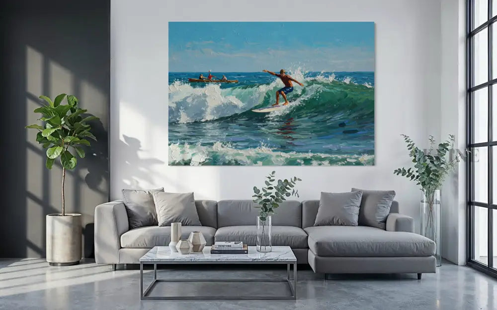 The Summer Current - Hand Painting 