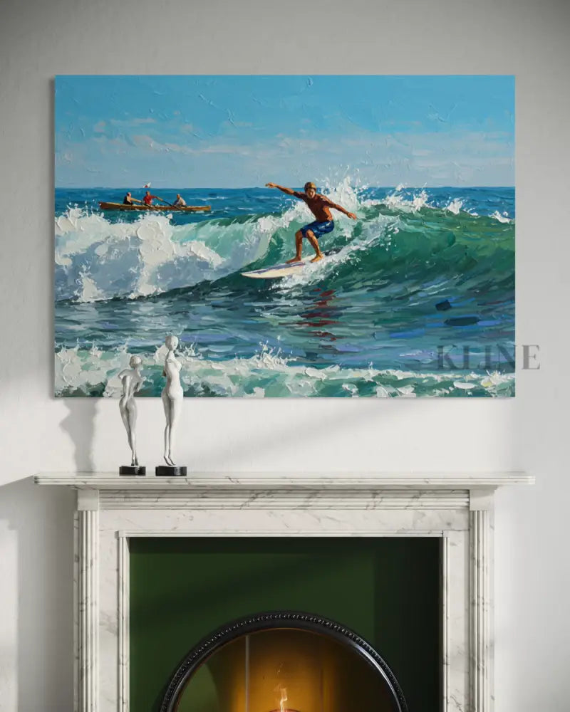 The Summer Current - Hand Painting 