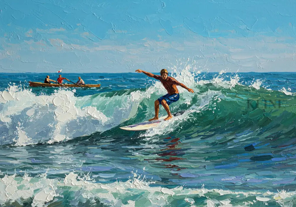 The Summer Current - Hand Painting