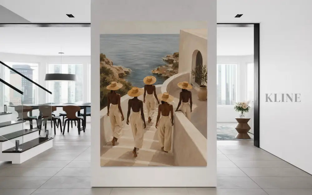 The Summer We Remember - Hand Painting Vertical Wall Art & Paintings
