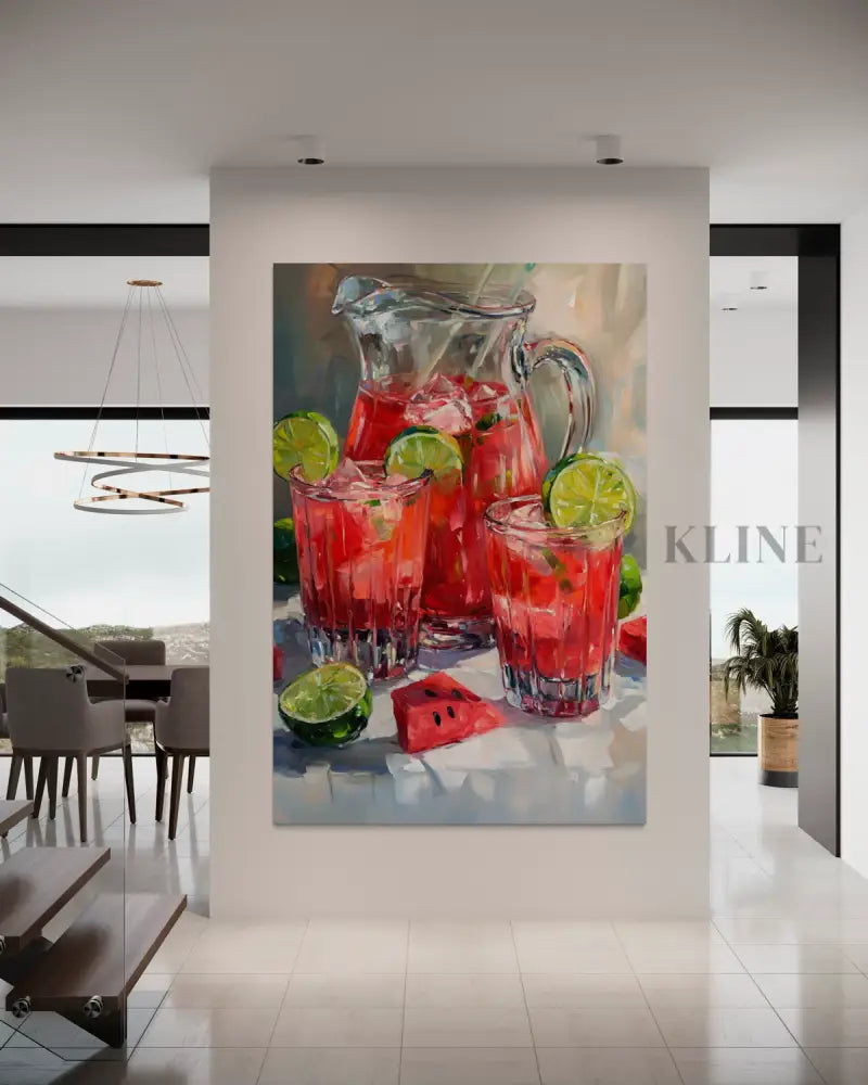 The Taste of Summer - Hand Painting Nature morte