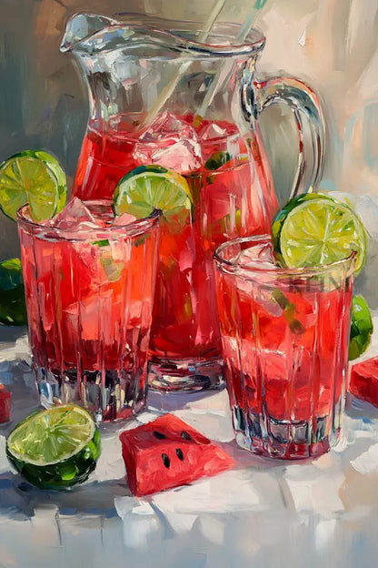 The Taste of Summer - Hand Painting