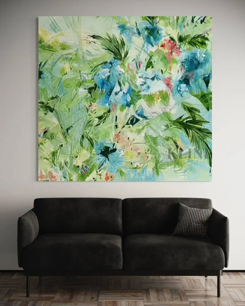 The Unfurling Garden - Hand Painting