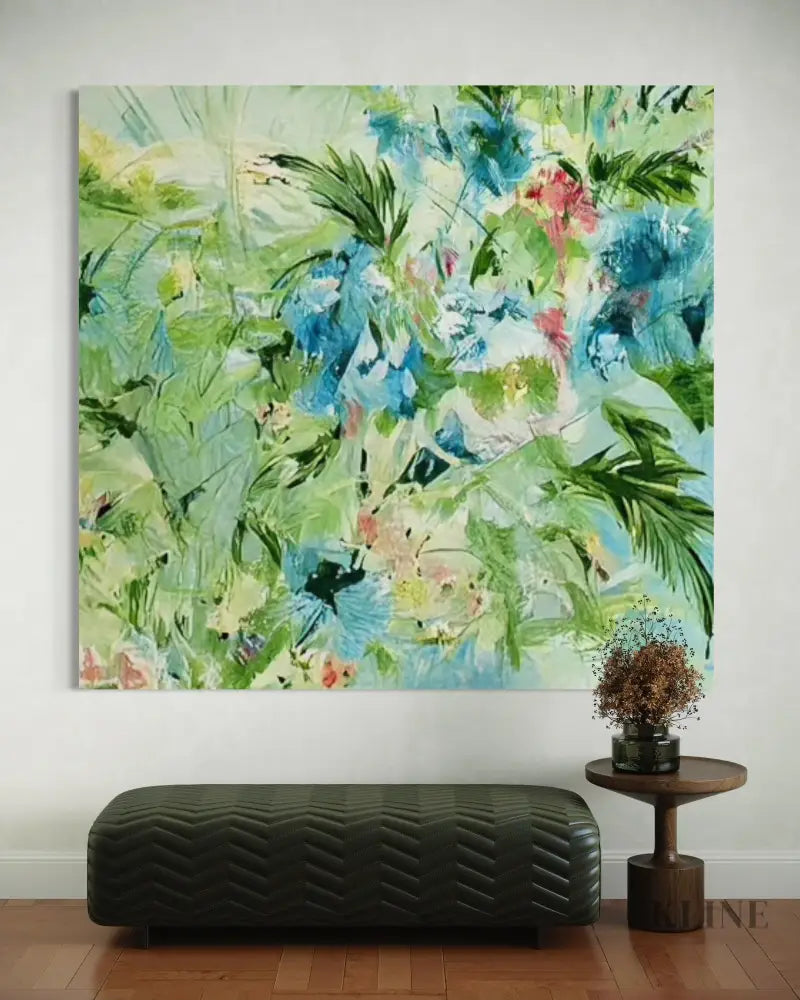 The Unfurling Garden - Hand Painting