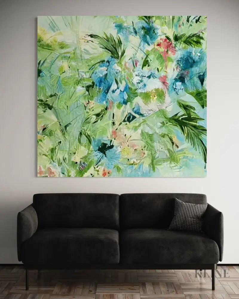 The Unfurling Garden - Hand Painting