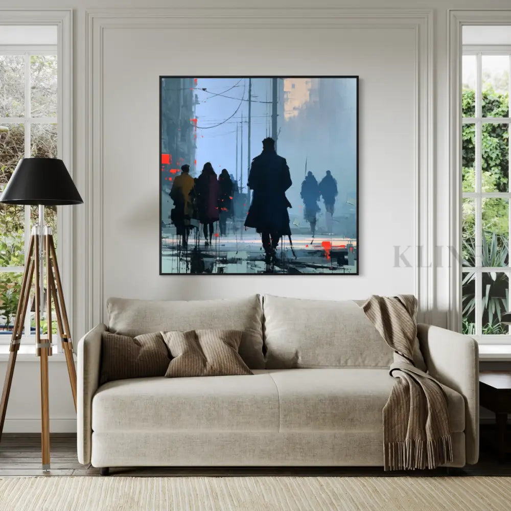 The Wandering Crowd - Hand Painting