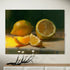 The Warm Lemon Still Life - Hand Painting