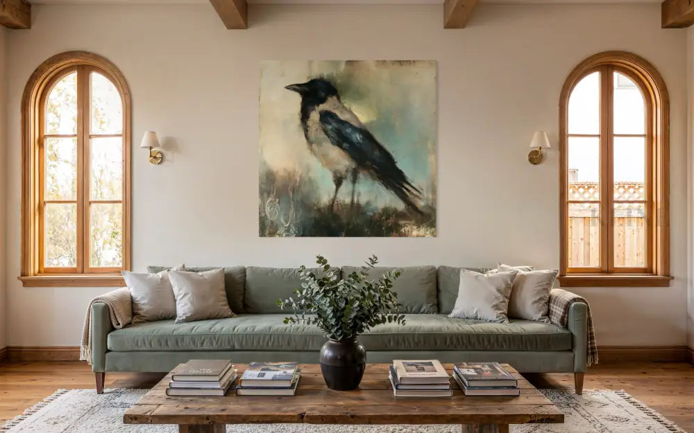The Watcher - Hand Painting Dipinti originali in vendita