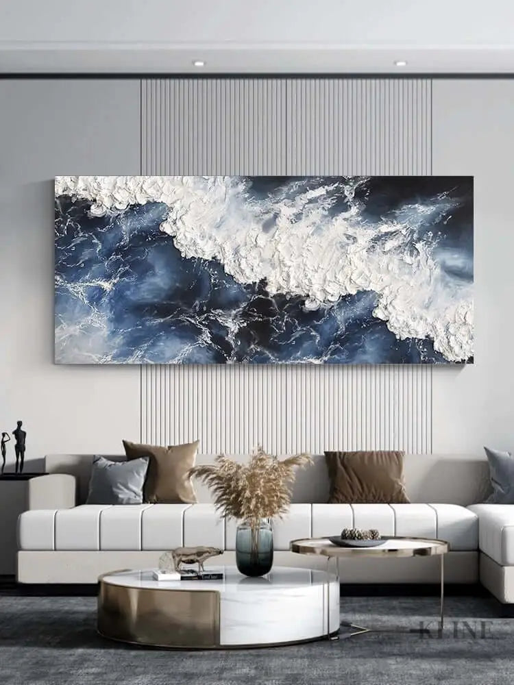 The Waves I Have Seen - Hand Painting
