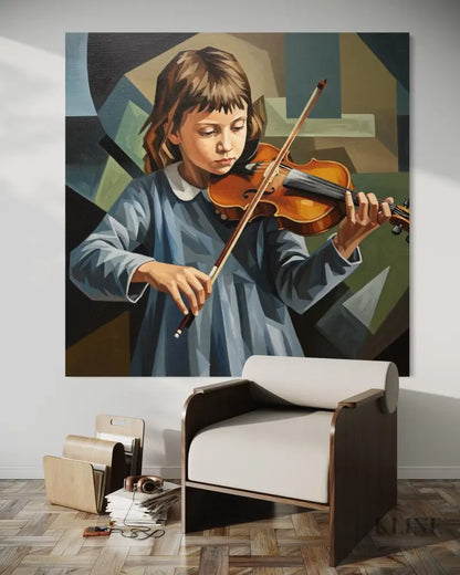 The Young Virtuoso - Hand Painting