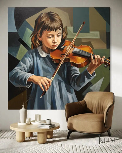 The Young Virtuoso - Hand Painting