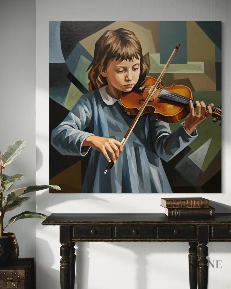 The Young Virtuoso - Hand Painting