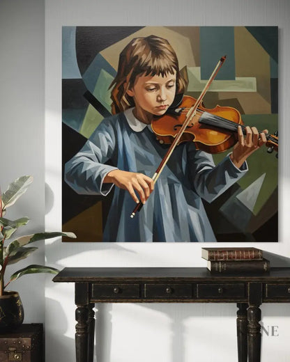 The Young Virtuoso - Hand Painting