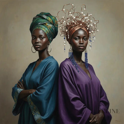 Threads of Royalty - Hand Painting