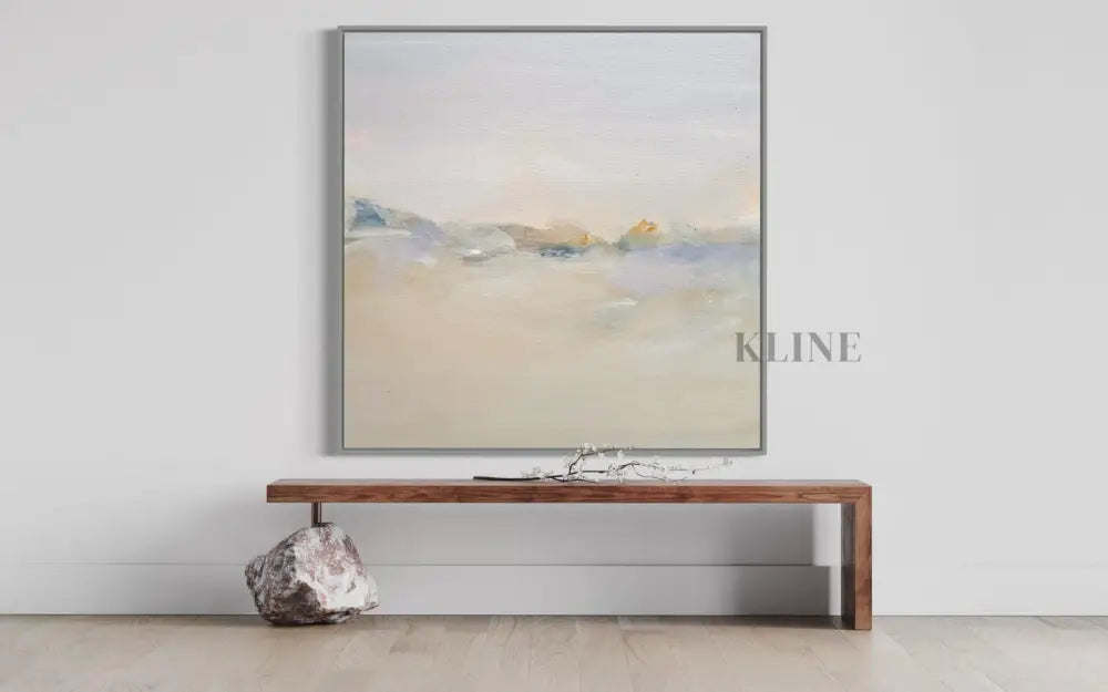 Through a Haze - Hand Painting