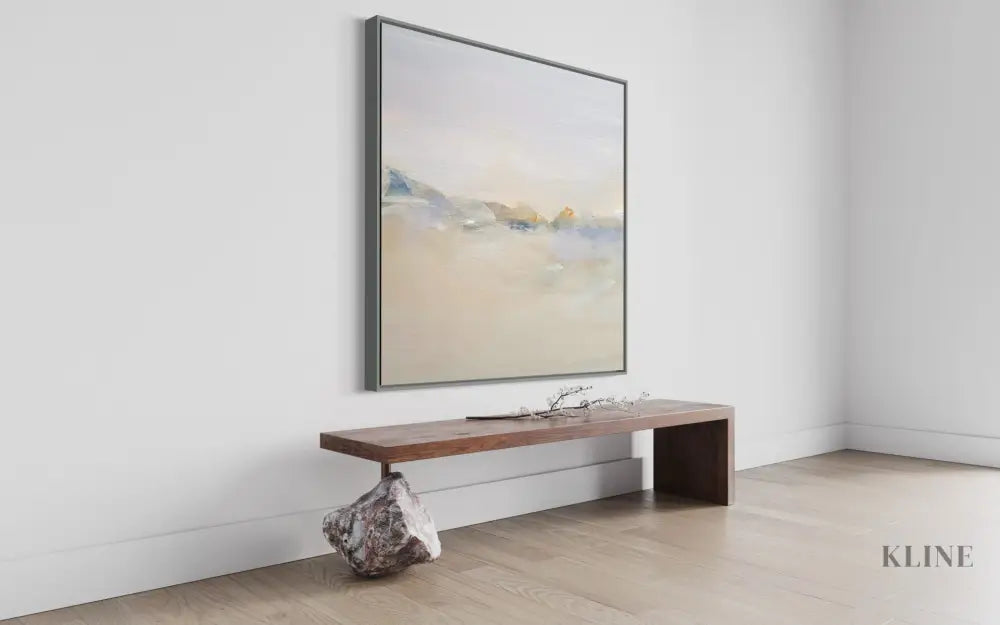 Through a Haze - Hand Painting Square Wall Art & Paintings