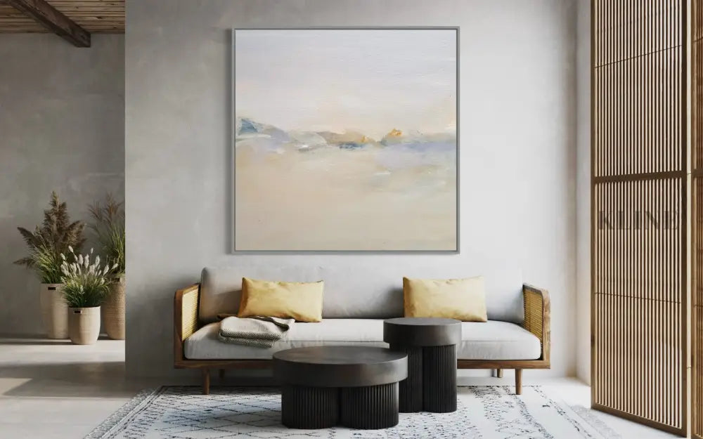 Through a Haze - Hand Painting