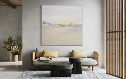 Through a Haze - Hand Painting