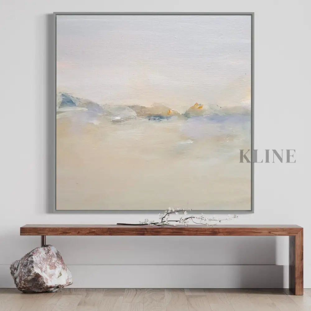 Through a Haze - Hand Painting