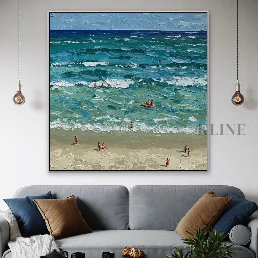 Tidebound Adventures - Hand Painting Arte y pinturas de pared cuadrada