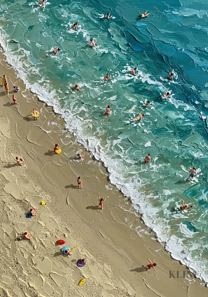 Tides of Happiness - Hand Painting