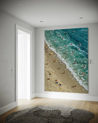 Tides of Happiness - Hand Painting