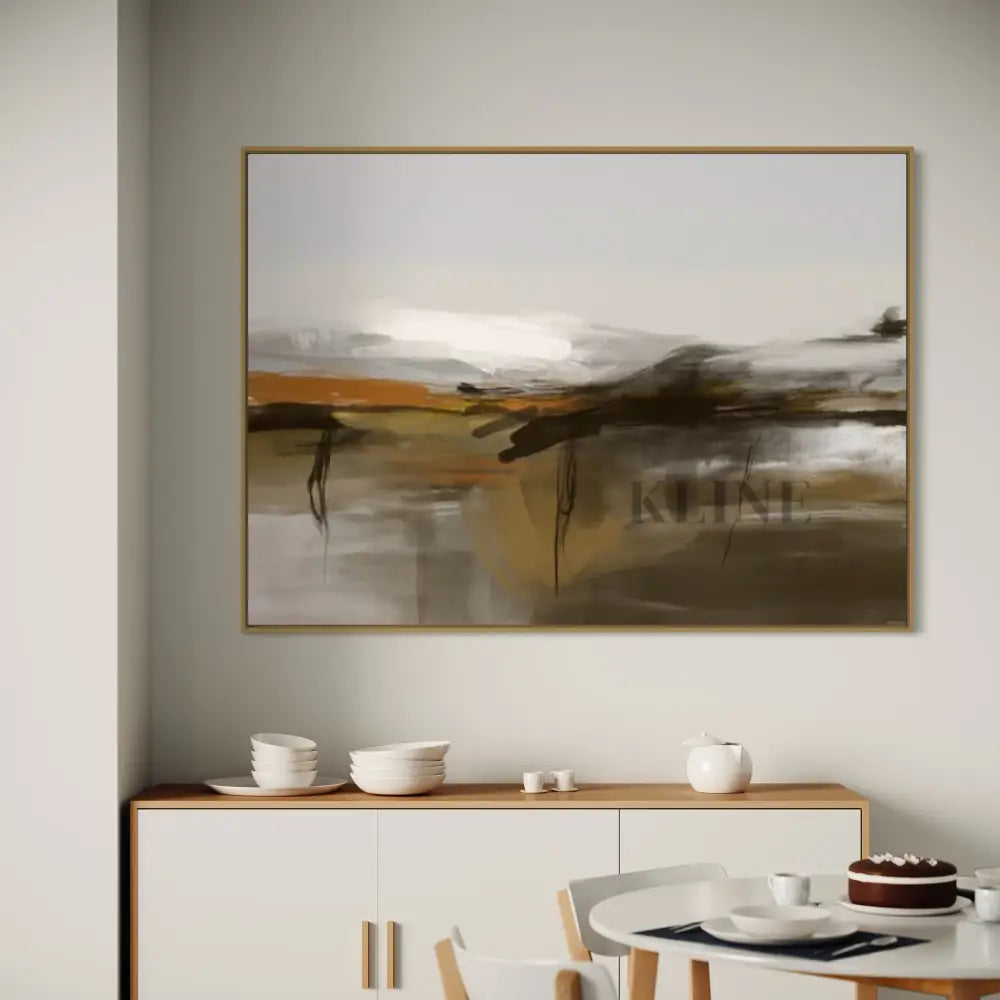 Till eternity - Hand Painting Arte da parete marrone