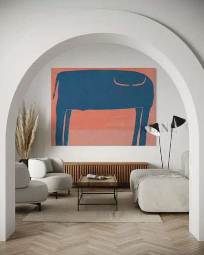 Toro Azul - Hand Painting