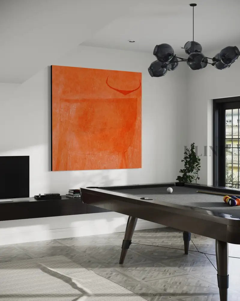 Toro Naranja - Hand Painting 