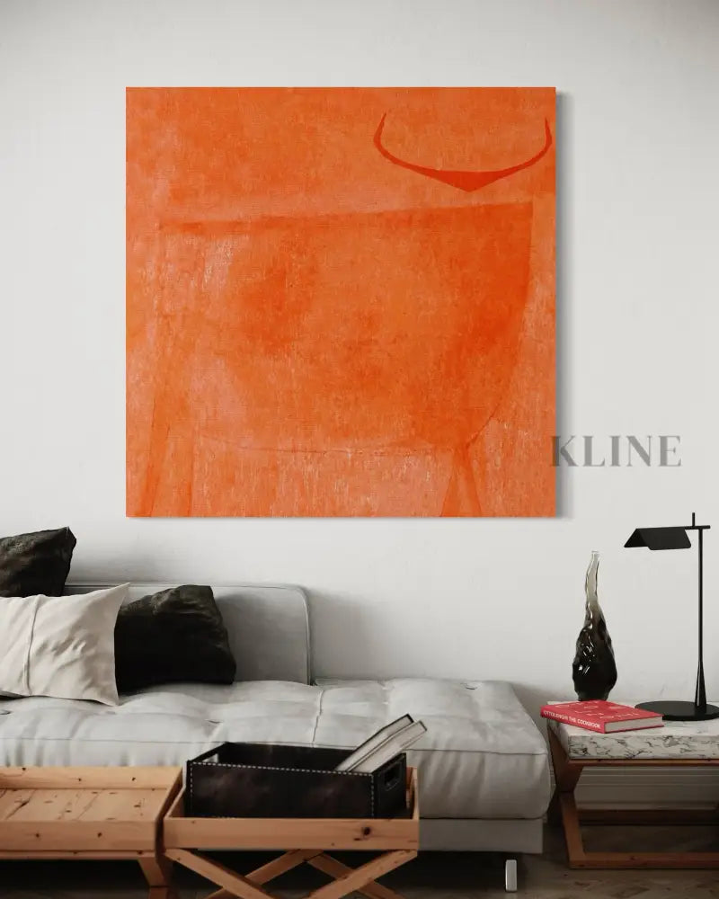 Toro Naranja - Hand Painting 
