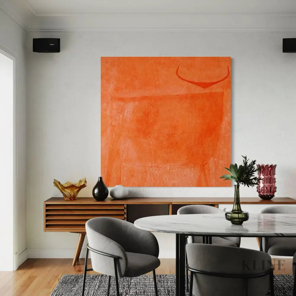 Toro Naranja - Hand Painting