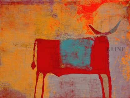 Toro Rojo - Hand Painting