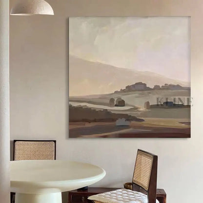 Tranquil Terrain Retreat - Hand Painting