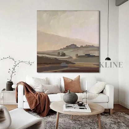 Tranquil Terrain Retreat - Hand Painting