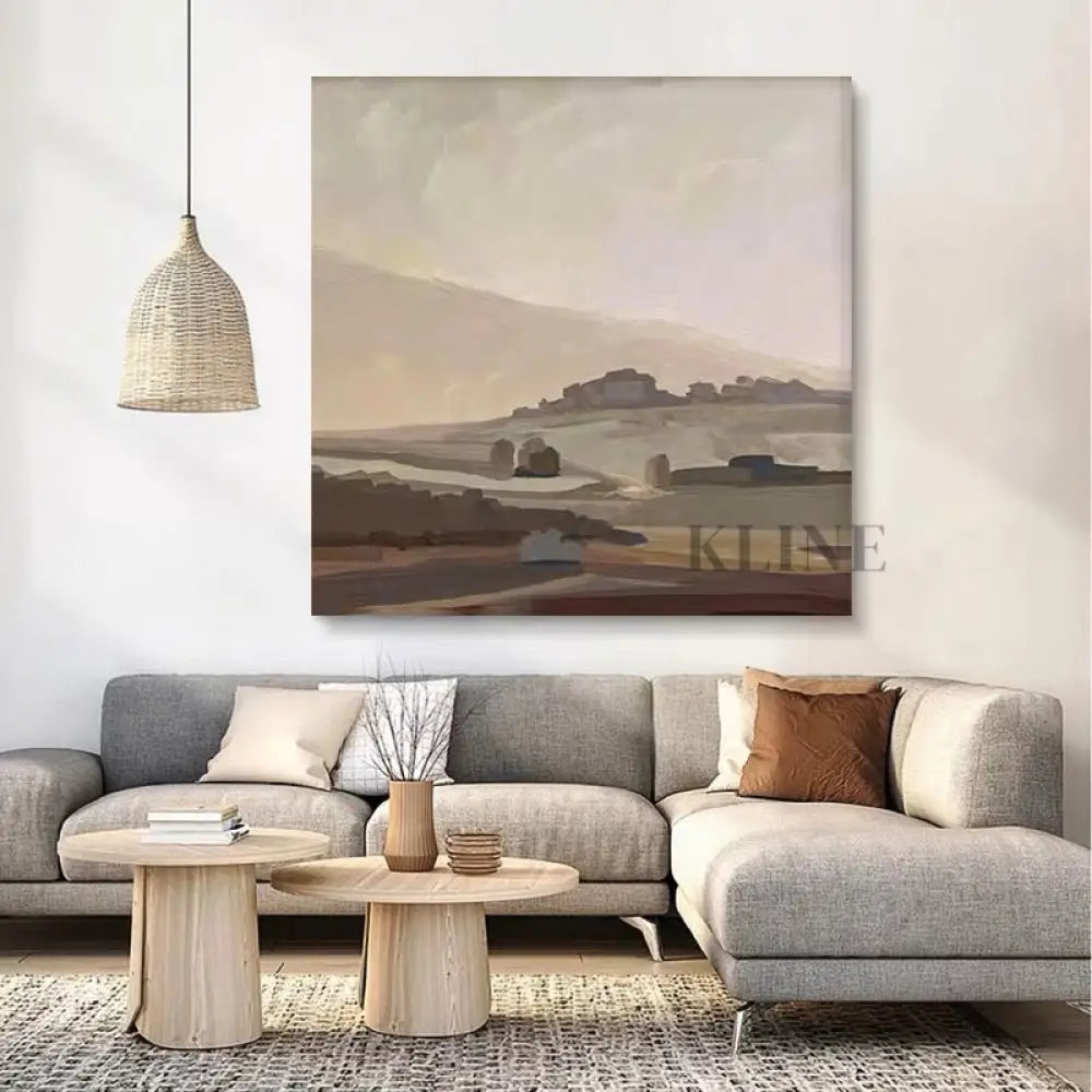Tranquil Terrain Retreat - Hand Painting