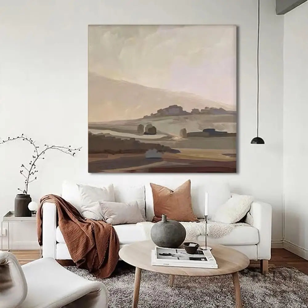 Tranquil Terrain Retreat - Hand Painting