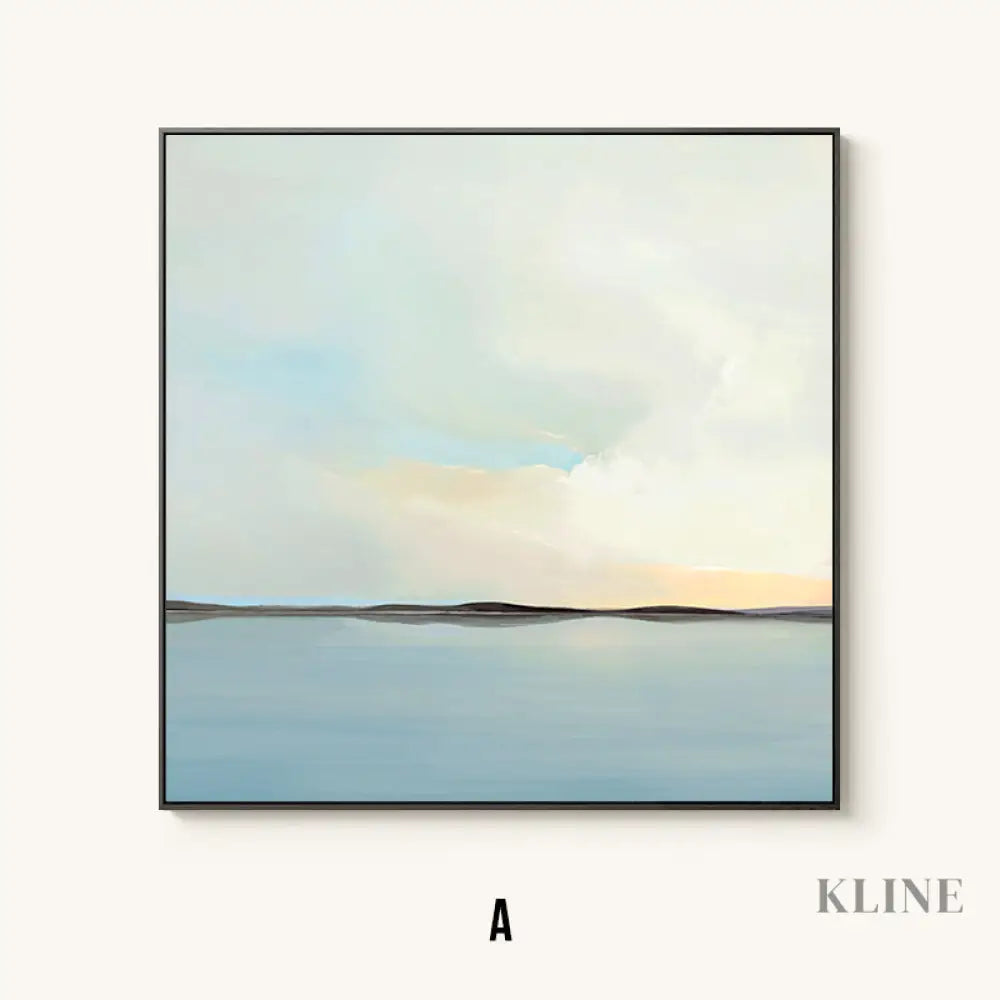 Tranquility Found - Hand Painting Peintures de coucher de soleil