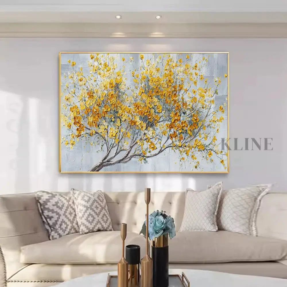 Tree of Gold - Hand Painting 