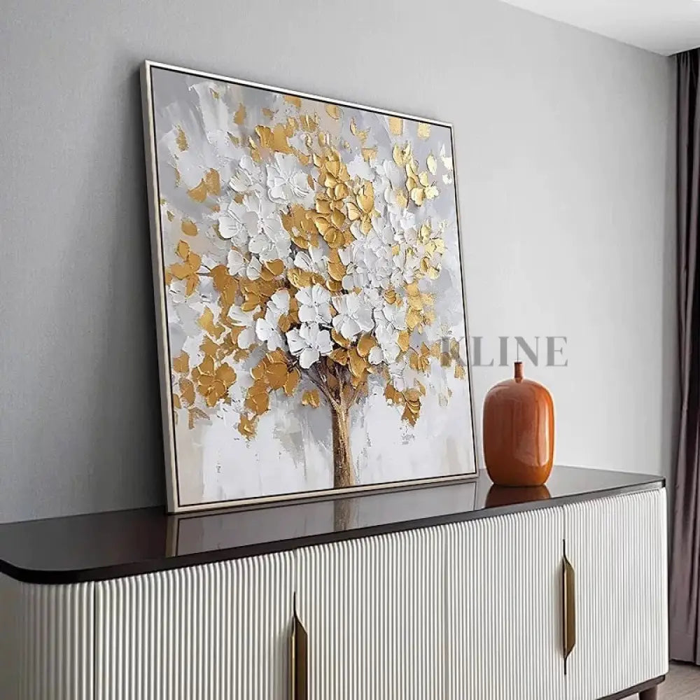 Tree of Prosperity - Hand Painting Dipinti della natura