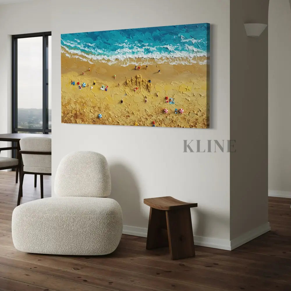 Turquoise Embrace 3 - Hand Painting