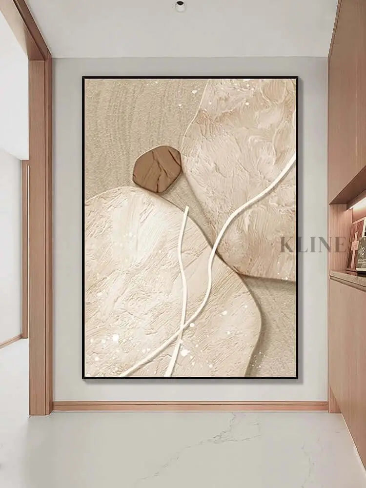 Two Stone Wall Art - Hand Painting 