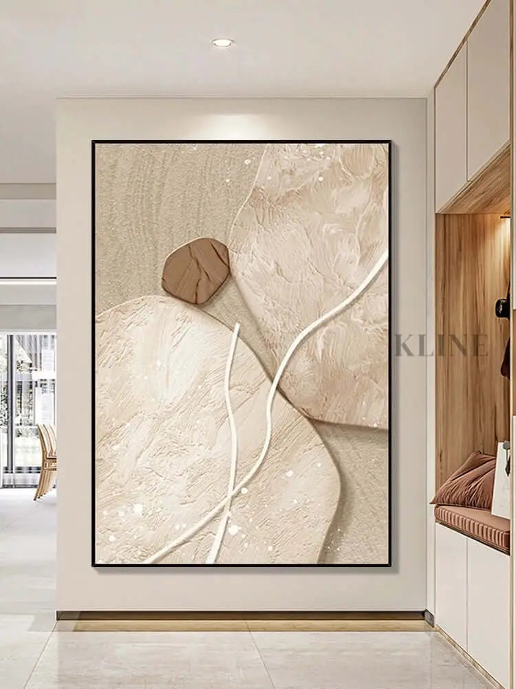 Two Stone Wall Art - Hand Painting 