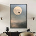 Two Under the Moon - Hand Painting