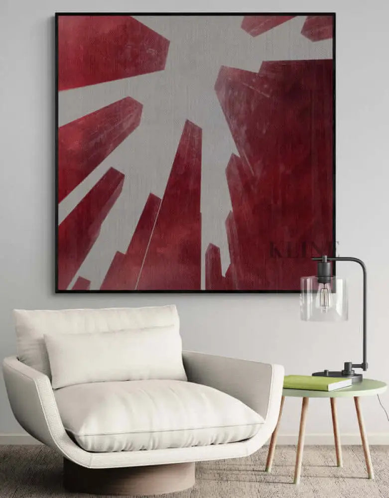 Under pressure I - Hand Painting Arte de pared grande