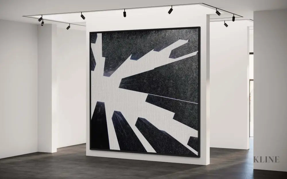 Under pressure II - Hand Painting Black and White Paintings