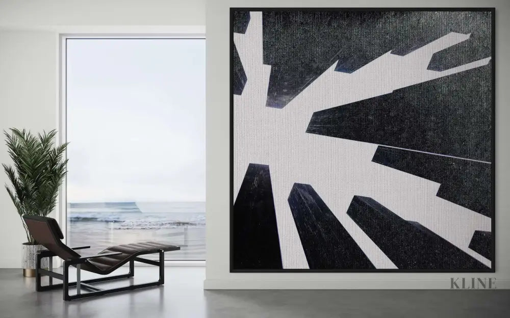 Under pressure II - Hand Painting Black and White Paintings