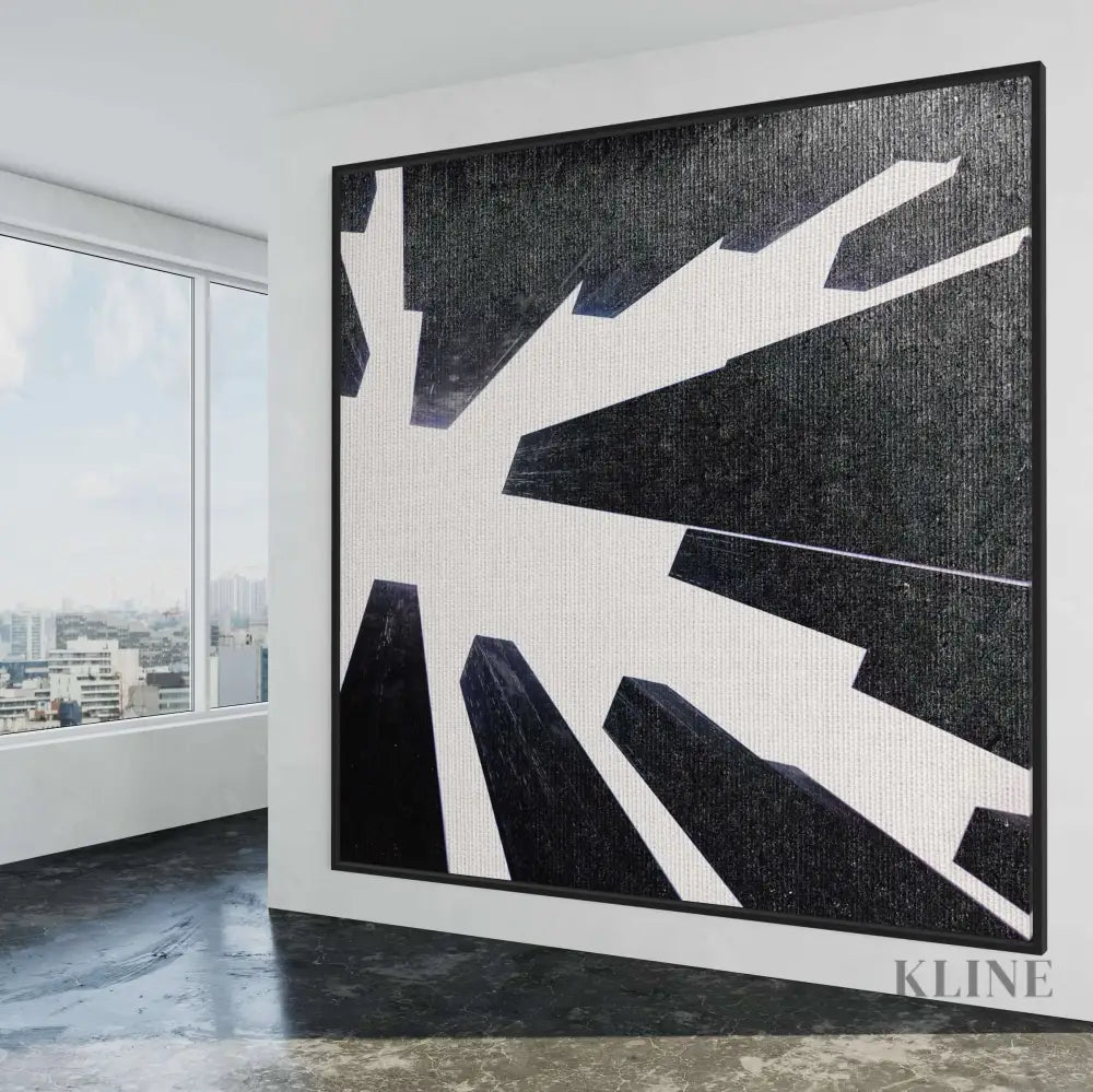 Under pressure II - Hand Painting Black and White Paintings