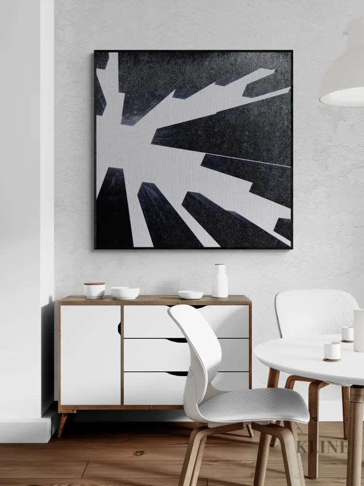 Under pressure II - Hand Painting Black and White Paintings