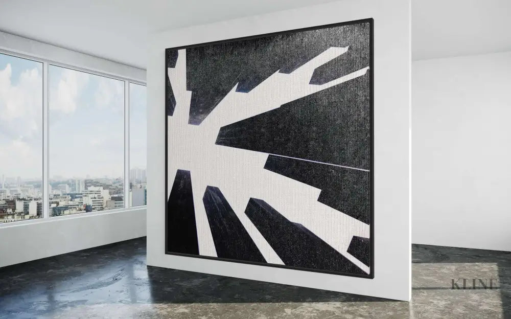 Under pressure II - Hand Painting Black and White Paintings